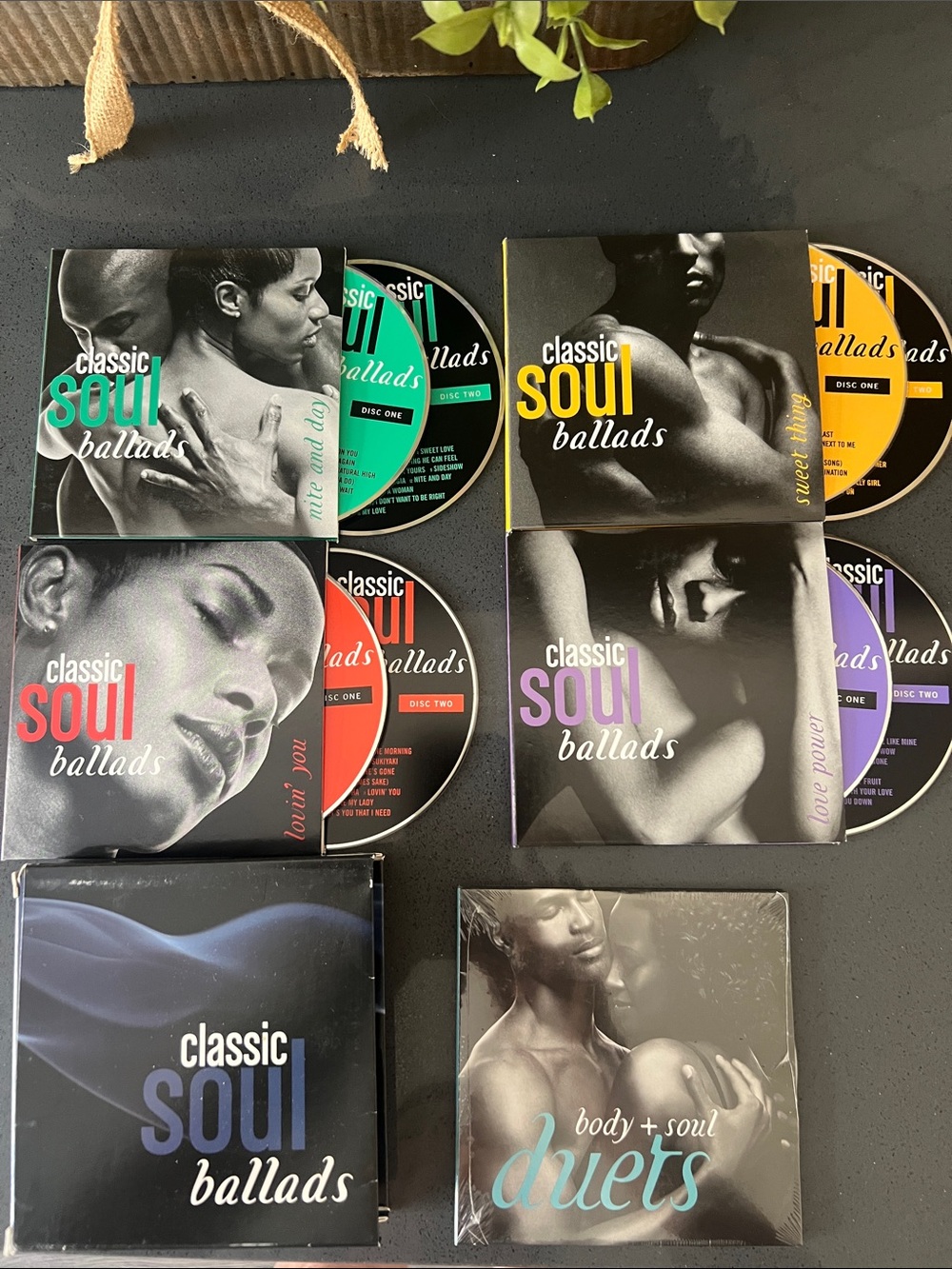 Classic Soul Ballads CD Collection - Black/Turquoise Packaging